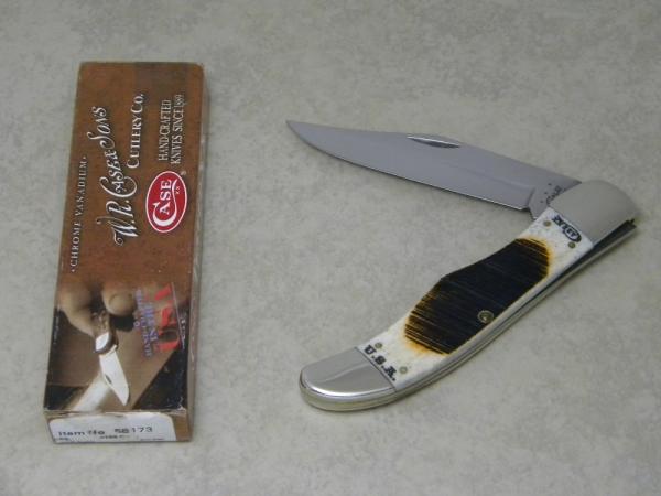 Case XX USA 2013 Amber Bone 6165 CV Sabre Ground 1 Blade Folding Hunter Knife in Box Case XX USA 2013 Amber Bone 6165 CV Sabre Ground 1 Blade Folding Hunter Knife in Box