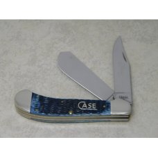 Case XX USA 2009 Mediterranean Blue Bone 62100 SS Cotton Sampler Saddlehorn Knife in Box 1st Run
