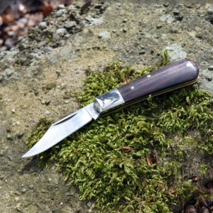 THE MILFORD CLASSIC ROSEWOOD HANDLE POCKET KNIFE HANDMADE IN UK