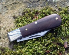 THE MILFORD CLASSIC ROSEWOOD HANDLE POCKET KNIFE HANDMADE IN UK