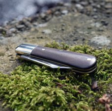 THE MILFORD CLASSIC ROSEWOOD HANDLE POCKET KNIFE HANDMADE IN UK