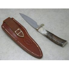 Randall Made Orlando, FLA. Stag Model 26 Pathfinder Fixed Blade Sheath Knife c.1980's