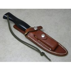 Randall Made Orlando, FLA. Black Micarta Model 5-5" Camp & Trail Fixed Blade Sheath Knife c.1980's Randall Made Orlando, FLA. Black Micarta Model 5-5" Camp & Trail Fixed Blade Sheath Knife c.1980's
