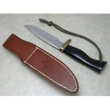 Randall Made Orlando, FLA. Black Micarta Model 5-5" Camp & Trail Fixed Blade Sheath Knife c.1980's Randall Made Orlando, FLA. Black Micarta Model 5-5" Camp & Trail Fixed Blade Sheath Knife c.1980's