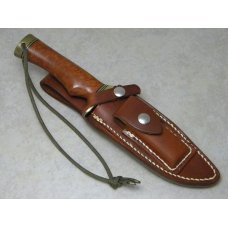 Randall Made Orlando, FLA. Sunburst Briar Stoddard's Sergeant Fixed Blade Sheath Knife c.1990's Randall Made Orlando, FLA. Sunburst Briar Stoddard's Sergeant Fixed Blade Sheath Knife c.1990's
