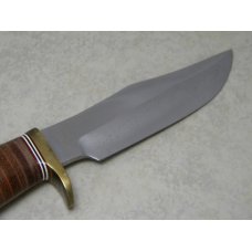 Randall Made Orlando, FLA. Stacked Leather Capt. Chris Stanaback Special Fixed Blade Sheath Knife
