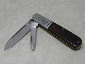 John Primble Belknap Hdw. & Mfg. Co. (Boker) Model 5921 Saw Cut Bone Barlow Knife c.1940-1968