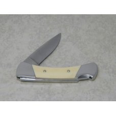 Buck USA Model # 506 White Knight Ivory Micarta Lockback Knife & Pouch in Box Pre 1986 Buck USA Model # 506 White Knight Ivory Micarta Lockback Knife & Pouch in Box Pre 1986