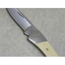 Buck USA Model # 506 White Knight Ivory Micarta Lockback Knife & Pouch in Box Pre 1986 Buck USA Model # 506 White Knight Ivory Micarta Lockback Knife & Pouch in Box Pre 1986