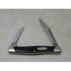 Buck 305 USA (Camillus) Lancer Black Delrin 2 Blade Stockman Knife in Box c.1974-1985 Buck 305 USA (Camillus) Lancer Black Delrin 2 Blade Stockman Knife in Box c.1974-1985