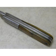 Queen Cutlery Co. USA #22 Saw Cut Bone 2 Blade Barlow Knife C.1930's to 1940's Queen Cutlery Co. USA #22 Saw Cut Bone 2 Blade Barlow Knife C.1930's to 1940's