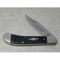 Case XX USA 3 Dot (1997) Limited Edition Dark Black Rogers Bone 61100 SS Saddlehorn Knife in Box