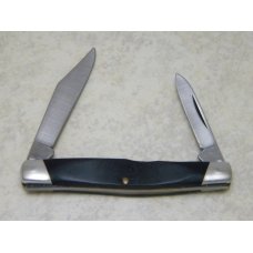 Buck 309 USA (Camillus) Black Saw Cut Delrin Companion Stockman Knife in Box c.1974-1985 Buck 309 USA (Camillus) Black Saw Cut Delrin Companion Stockman Knife in Box c.1974-1985