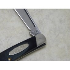 Buck 309 USA (Camillus) Black Saw Cut Delrin Companion Stockman Knife in Box c.1974-1985 Buck 309 USA (Camillus) Black Saw Cut Delrin Companion Stockman Knife in Box c.1974-1985