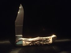 Schrade+ USA 1250T, Beautiful Sambar Stag