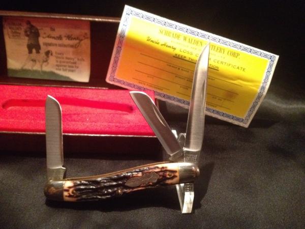 Schrade Walden 897UH Circa-1960's, Early Serial # 10322 Unused
