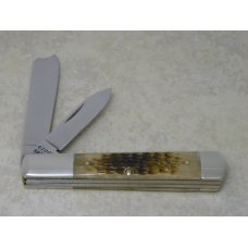 Case XX USA 4 Dot (1996) Butternut Rogers Bone 62005 RAZ SS Limited Edition Razor Barlow Knife Case XX USA 4 Dot (1996) Butternut Rogers Bone 62005 RAZ SS Limited Edition Razor Barlow Knife