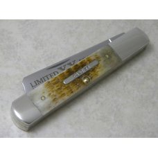 Case XX USA 4 Dot (1996) Butternut Rogers Bone 62005 RAZ SS Limited Edition Razor Barlow Knife Case XX USA 4 Dot (1996) Butternut Rogers Bone 62005 RAZ SS Limited Edition Razor Barlow Knife