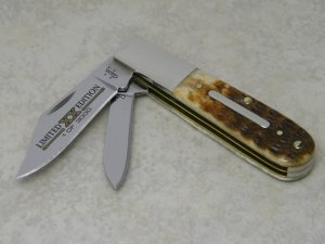 Case XX USA 2006 Bone 62009 1/2 SS Limited Edition Barlow Knife