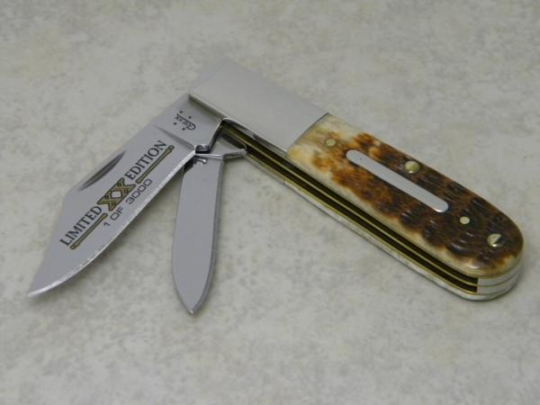Case XX USA 2006 Bone 62009 1/2 SS Limited Edition Barlow Knife Case XX USA 2006 Bone 62009 1/2 SS Limited Edition Barlow Knife