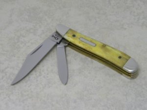 Case XX USA 5 Dot (1995) Appaloosa Bone 6220 SS Peanut Knife