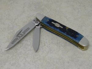 Case XX USA 2 Dot (1998) Blue Bone 6220 SS Limited Edition Peanut Knife