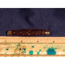 Vintage J A Henckels 2 blade pen knife #1729 with red/brown pick-bone handles - 2&3/4" long closed Vintage J A Henckels 2 blade pen knife #1729 with red/brown pick-bone handles - 2&3/4" long closed