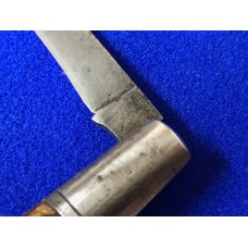 Walden Knife Co. Made in USA Model 3497 Genuine Saw Cut Bone 1 Blade Barlow Knife c.1874-1923 Walden Knife Co. Made in USA Model 3497 Genuine Saw Cut Bone 1 Blade Barlow Knife c.1874-1923
