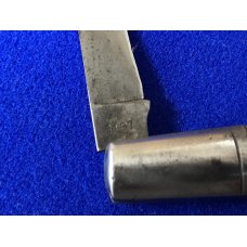 Walden Knife Co. Made in USA Model 3497 Genuine Saw Cut Bone 1 Blade Barlow Knife c.1874-1923 Walden Knife Co. Made in USA Model 3497 Genuine Saw Cut Bone 1 Blade Barlow Knife c.1874-1923