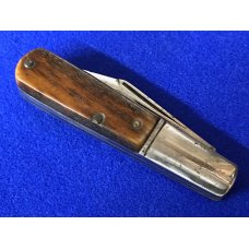 Bridge Cutlery Co. St. Louis Genuine Saw Cut Bone 2 Blade Barlow Knife c.1902-1939 Bridge Cutlery Co. St. Louis Genuine Saw Cut Bone 2 Blade Barlow Knife c.1902-1939