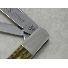 Case XX USA 4 Dot (1996) Green Corn Cob Jigged Bone 62009 1/2 SS Limited Edition Barlow Knife in Box Case XX USA 4 Dot (1996) Green Corn Cob Jigged Bone 62009 1/2 SS Limited Edition Barlow Knife in Box
