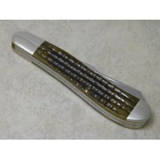 Case XX USA 4 Dot (1996) Green Corn Cob Jigged Bone 6240 SS Limited Edition Dogleg Trapper Knife Case XX USA 4 Dot (1996) Green Corn Cob Jigged Bone 6240 SS Limited Edition Dogleg Trapper Knife