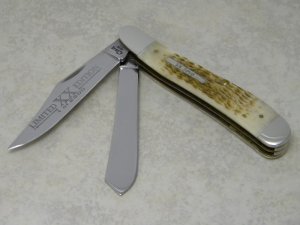 Case XX USA 4 Dot (1996) Bone 6240 SS Limited Edition Dogleg Trapper Knife