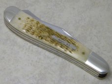 Case XX USA 4 Dot (1996) Bone 6240 SS Limited Edition Dogleg Trapper Knife Case XX USA 4 Dot (1996) Bone 6240 SS Limited Edition Dogleg Trapper Knife