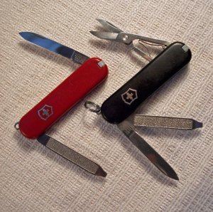 Pair of Small Swiss Army Knives Victorianox