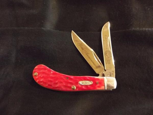Case XX T.B.62110 SS Saddlehorn - 10 Year Anniversary Celebration 2004 - Red Bone Case XX T.B.62110 SS Saddlehorn - 10 Year Anniversary Celebration 2004 - Red Bone