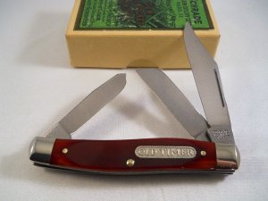 Schrade Old Timer 8OT Red Bone USA Mint