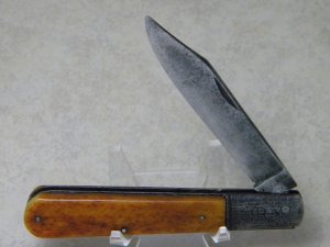 Russell "Straight Line" Brown Saw Cut Bone Daddy Barlow Knife c.1884-1933