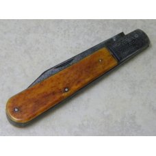 Russell "Straight Line" Brown Saw Cut Bone Daddy Barlow Knife c.1884-1933 Russell "Straight Line" Brown Saw Cut Bone Daddy Barlow Knife c.1884-1933