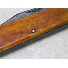 Russell "Straight Line" Brown Saw Cut Bone Daddy Barlow Knife c.1884-1933