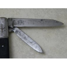 Russell Straight Marking USA Made Bone / Wood 2 Blade Barlow Knife c.1884-1933 Russell Straight Marking USA Made Bone / Wood 2 Blade Barlow Knife c.1884-1933