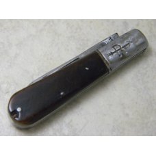 Russell Straight Marking USA Made Bone / Wood 2 Blade Barlow Knife c.1884-1933 Russell Straight Marking USA Made Bone / Wood 2 Blade Barlow Knife c.1884-1933