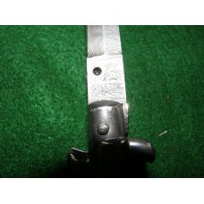 A B Italy Auto Knife Damascus Blade with Original Box