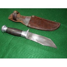 Old Cattaraugus Fixed Blade Knife with Original Stamped Sheath Old Cattaraugus Fixed Blade Knife with Original Stamped Sheath