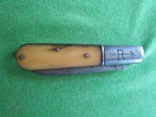 Russell Barlow Straight line stamp Bone Handles Russell Barlow Straight line stamp Bone Handles