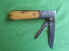 Russell Barlow Straight line stamp Bone Handles Russell Barlow Straight line stamp Bone Handles
