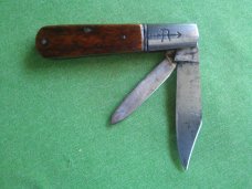 Russell Barlow Curved line stamp Bone Handles Russell Barlow Curved line stamp Bone Handles
