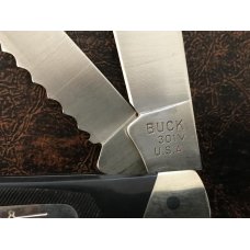 BUCK USA 301V with factory serrated blade. (made in 1989) Hard to find!!! BUCK USA 301V with factory serrated blade. (made in 1989) Hard to find!!!