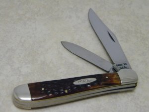 Case XX USA 9 Dot (1971) Pretty Bone 6249 Copperhead Knife