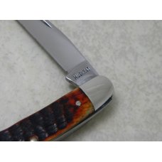 Case XX USA 10 Dot (1970) Pretty Bone Muskrat Knife